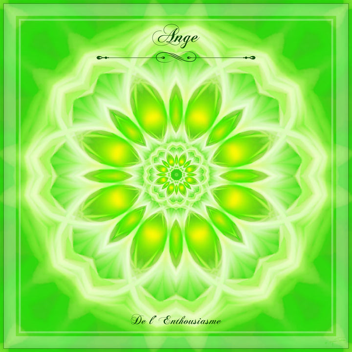 Tenture du mandala de l'Ange de l'Enthousiasme