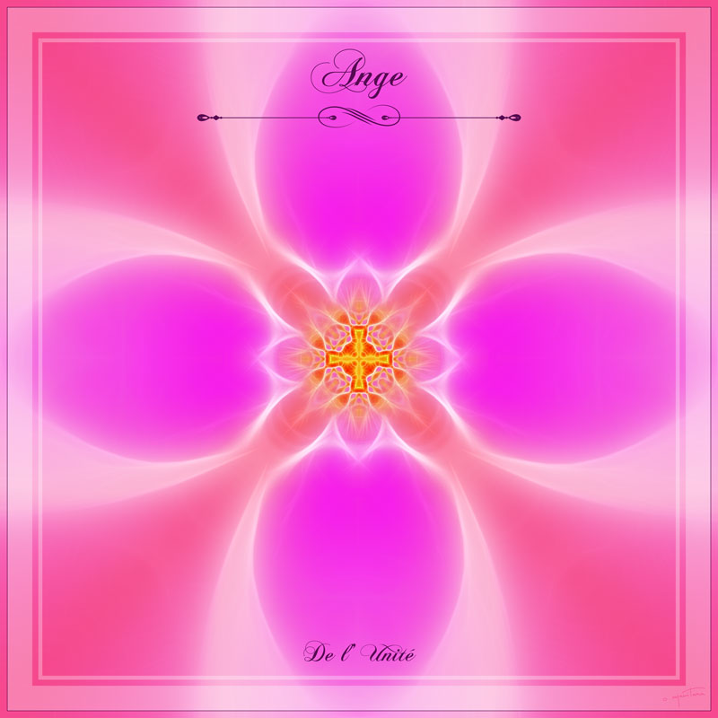 Tenture du mandala de l'Ange de l'Unité
