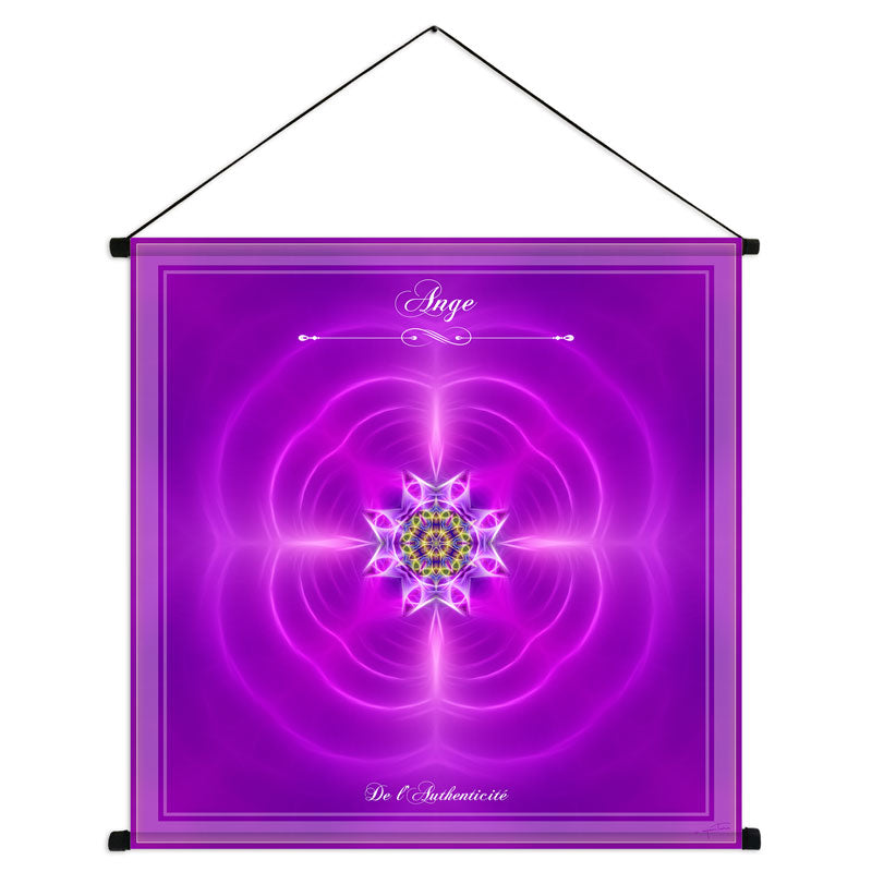 Tenture du mandala de l'Ange de l'Authenticité