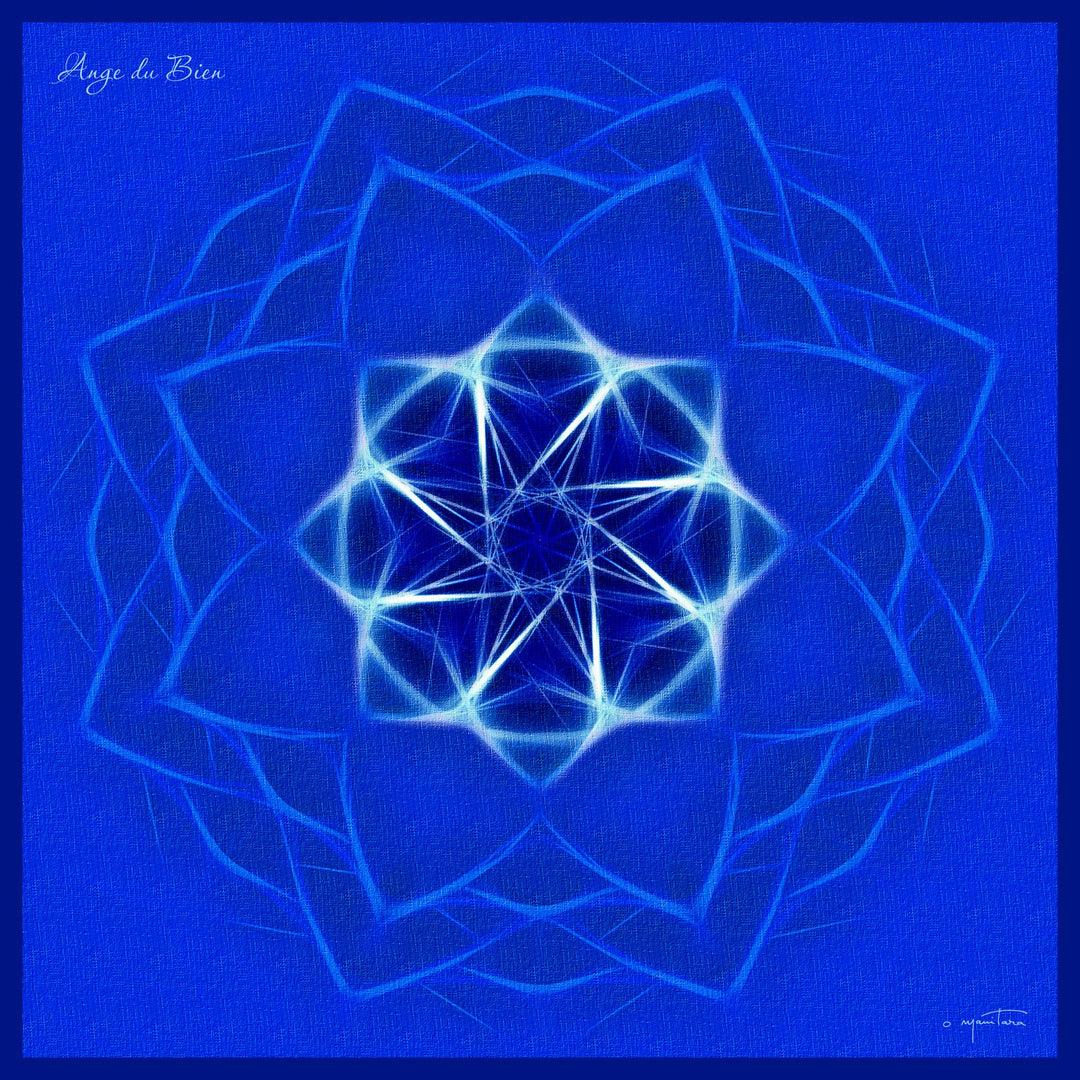 Tapis Mandala de l'Ange du Bien