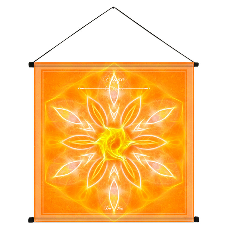 Tenture du mandala de l'Ange du Feu