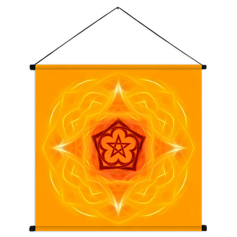 Tenture du mandala de l'Ange de la Magie