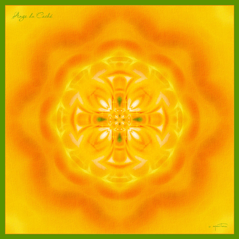 Tapis Mandala du caché