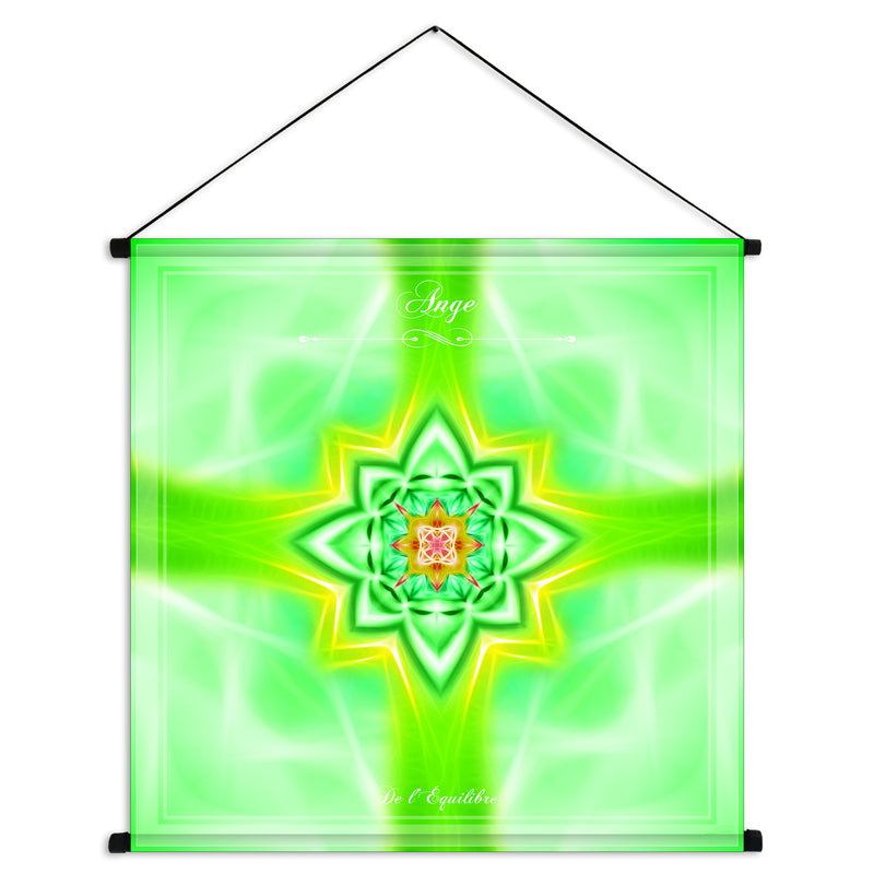 Tenture du mandala de l'Ange de l'équilibre