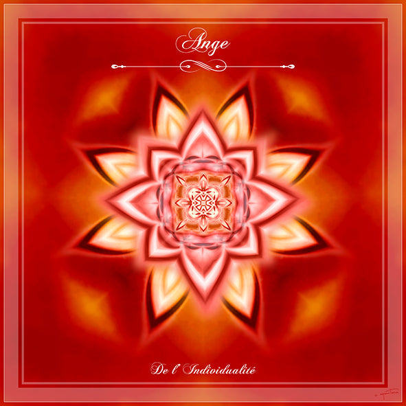 Tenture du mandala de l'Ange de l'Individualité