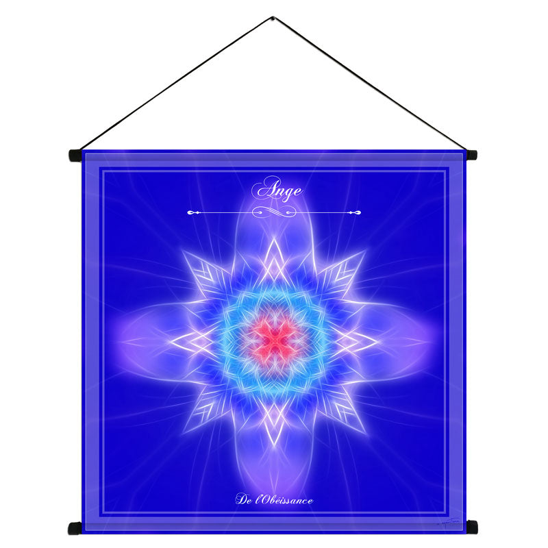 Tenture du mandala de l'Ange de l'obéissance
