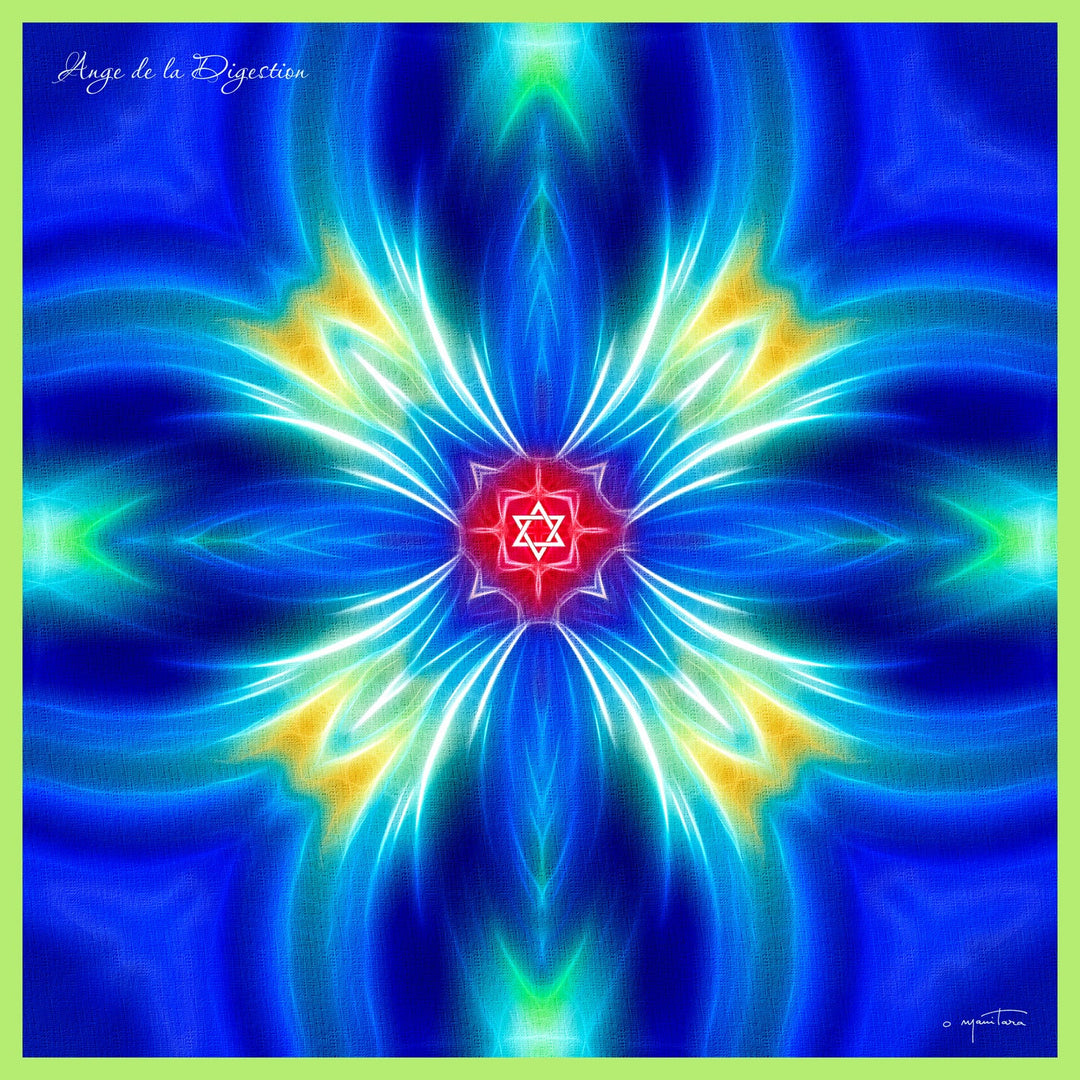 Tapis Mandala de l'Ange de la Digestion