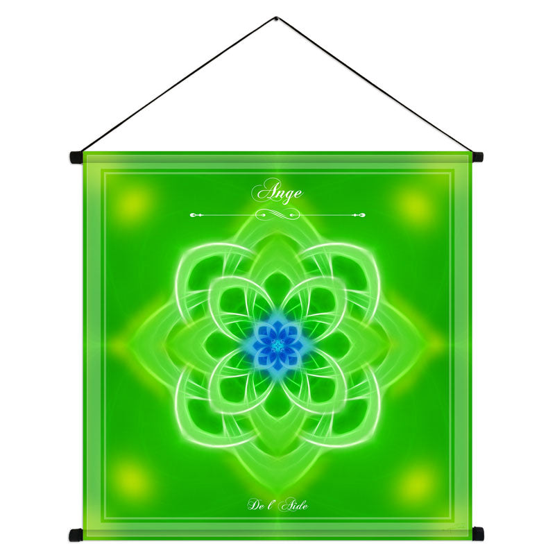 Tenture du mandala de l'Ange de l'Aide
