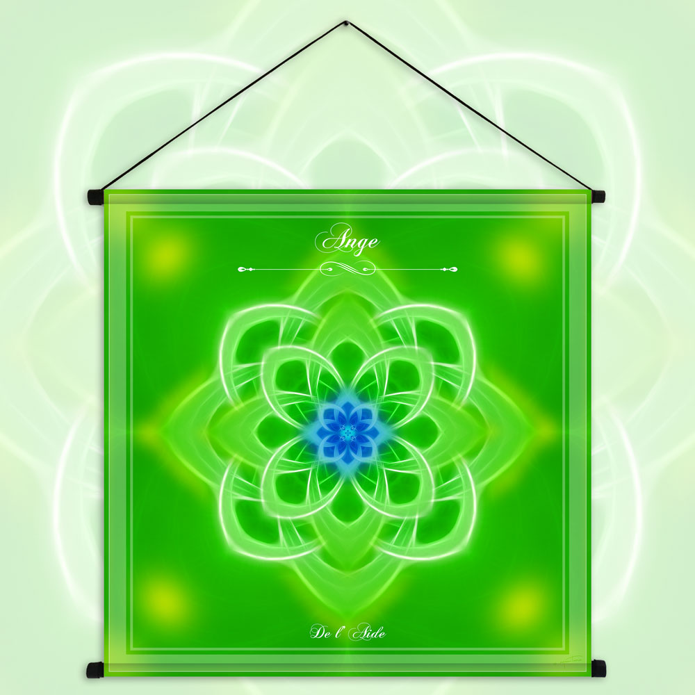 Tenture du mandala de l'Ange de l'Aide