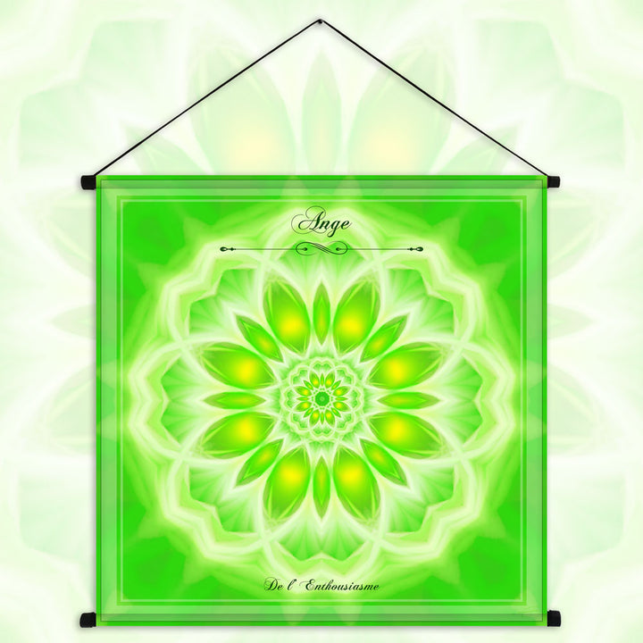 Tenture du mandala de l'Ange de l'Enthousiasme