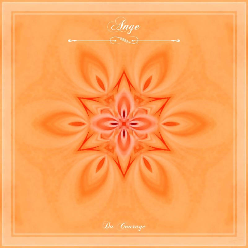 Tenture du mandala de l'Ange du Courage