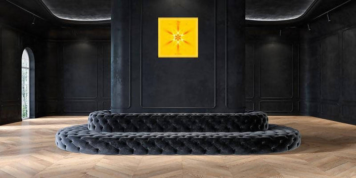 Tenture du mandala de l'Ange du bonheur