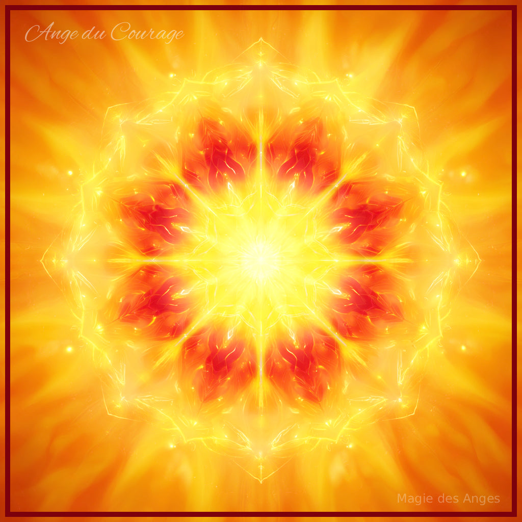 Mandala de l'Ange du Courage