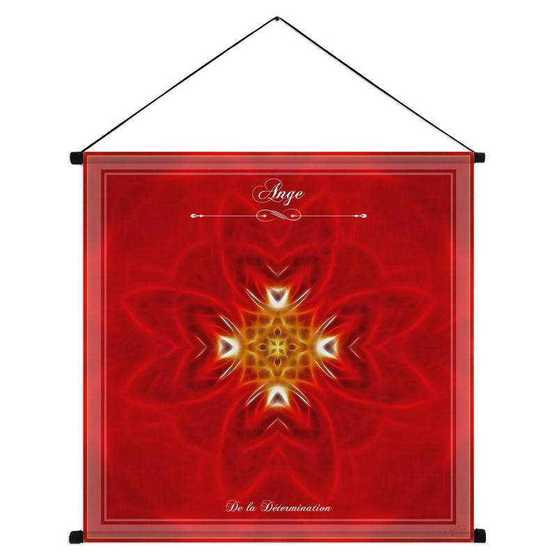 Tenture du mandala de l'Ange de la Détermination