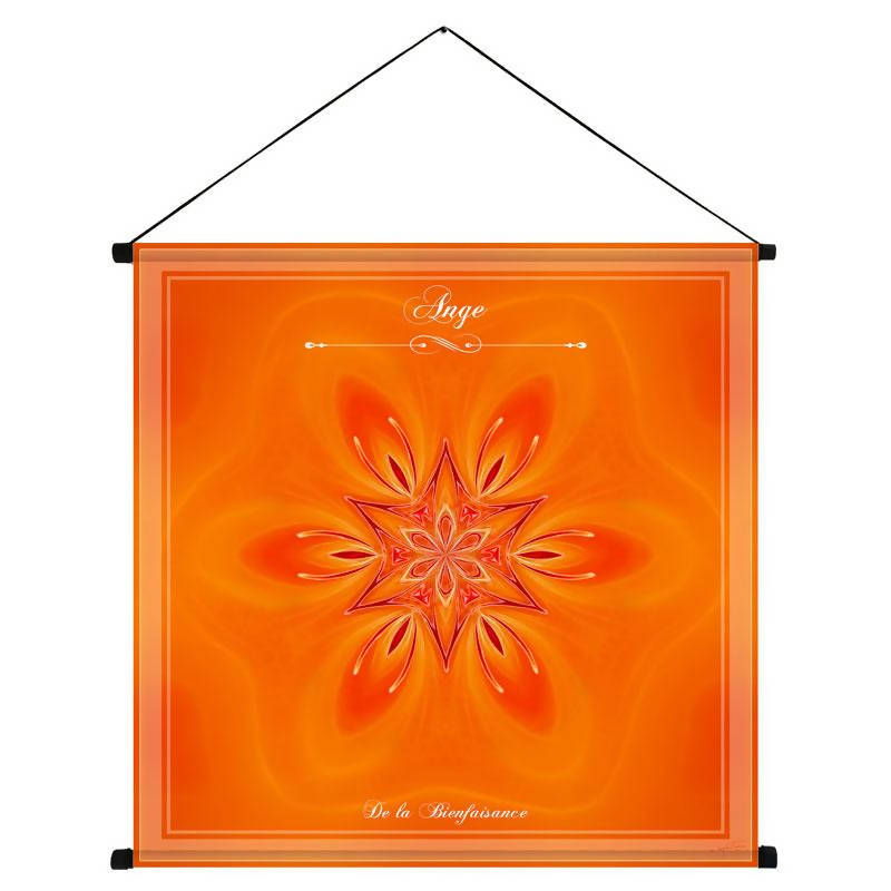 Tenture du mandala de l'Ange de la Bienfaisance