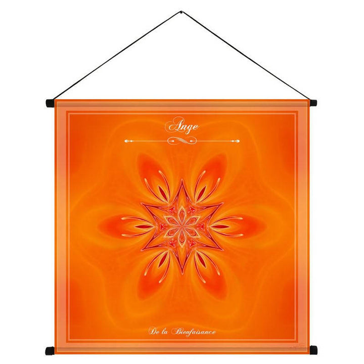 Tenture du mandala de l'Ange de la Bienfaisance