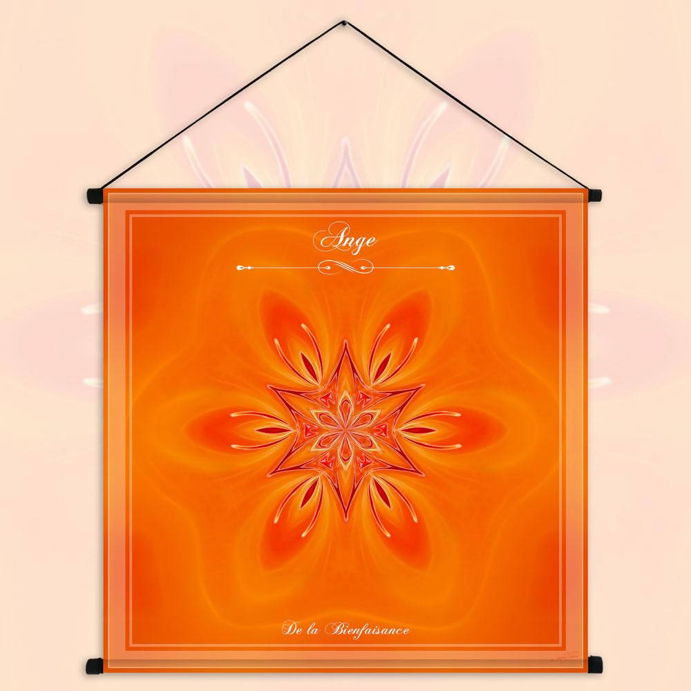 Tenture du mandala de l'Ange de la Bienfaisance