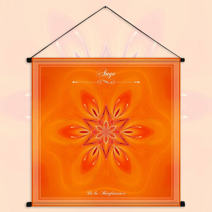 Tenture du mandala de l'Ange de la Bienfaisance