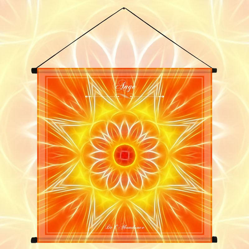 Tenture du mandala de l'Ange de l'Abondance