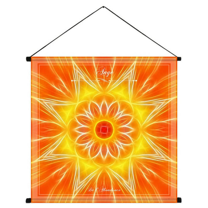 Tenture du mandala de l'Ange de l'Abondance