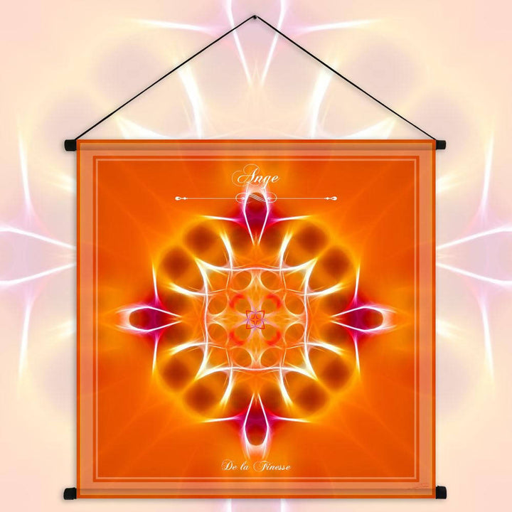 Tenture du mandala de l'Ange de la Finesse