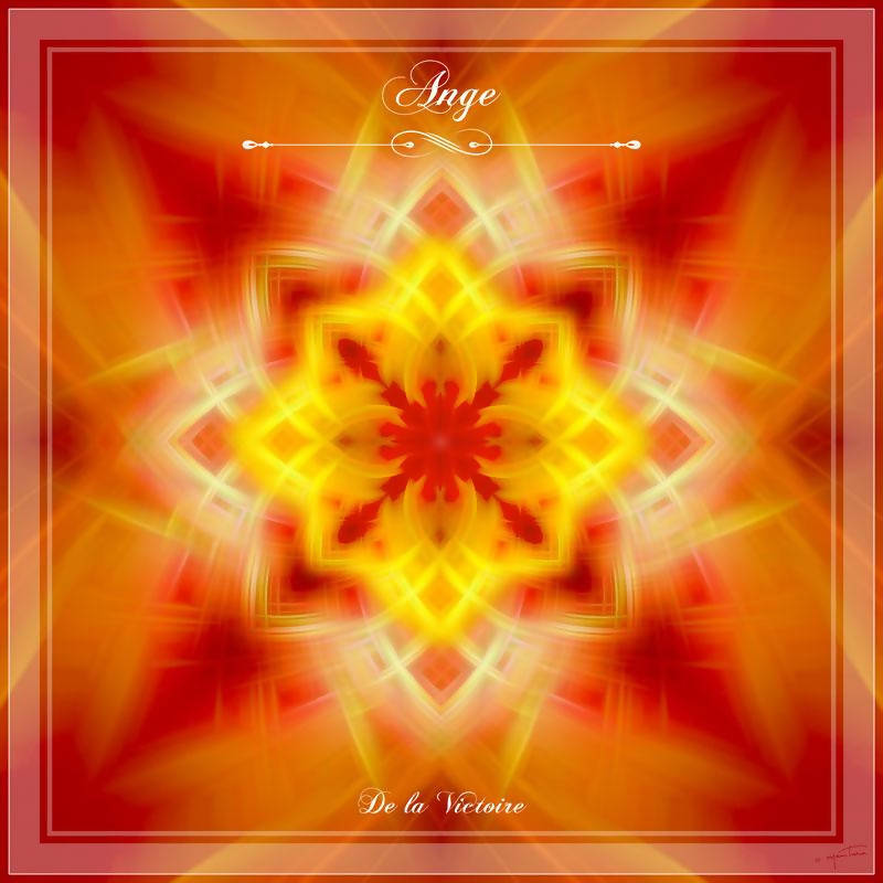 Tenture du mandala de l'Ange de la Victoire