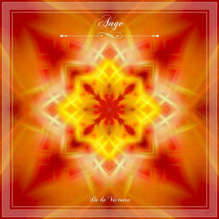 Tenture du mandala de l'Ange de la Victoire