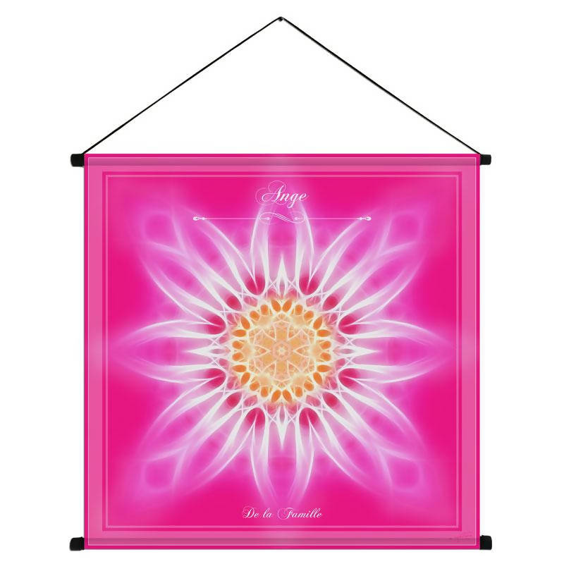 Tenture du mandala de l'Ange de la Famille