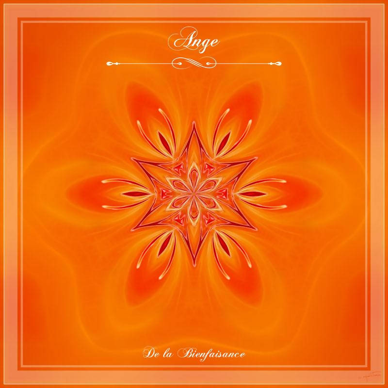 Tenture du mandala de l'Ange de la Bienfaisance