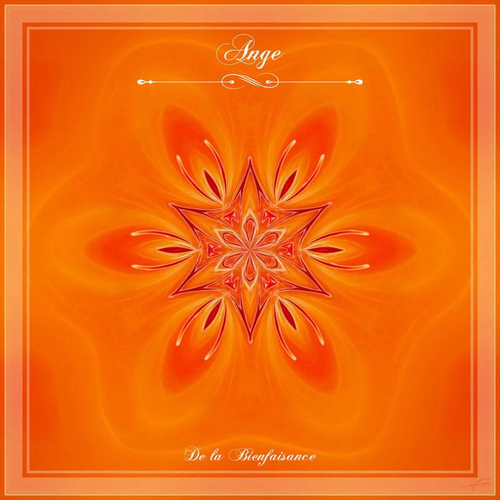 Tenture du mandala de l'Ange de la Bienfaisance