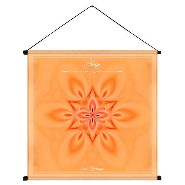 Tenture du mandala de l'Ange du Courage