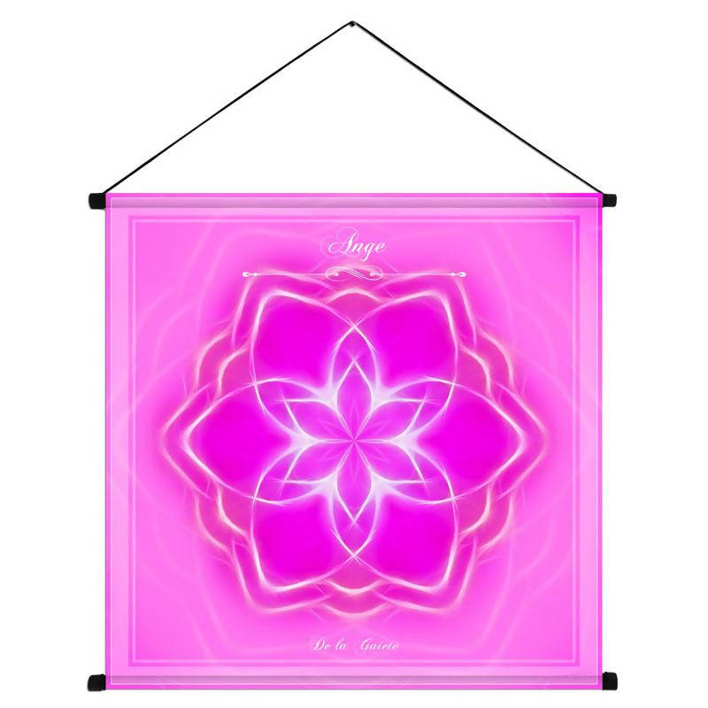 Tenture du mandala de l'Ange de la Gaïeté