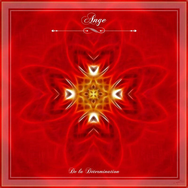 Tenture du mandala de l'Ange de la Détermination