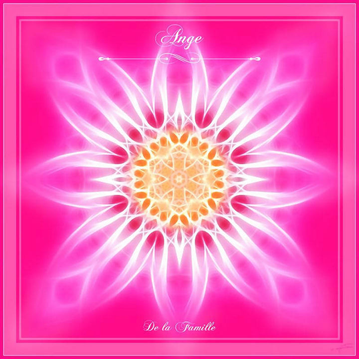 Tenture du mandala de l'Ange de la Famille