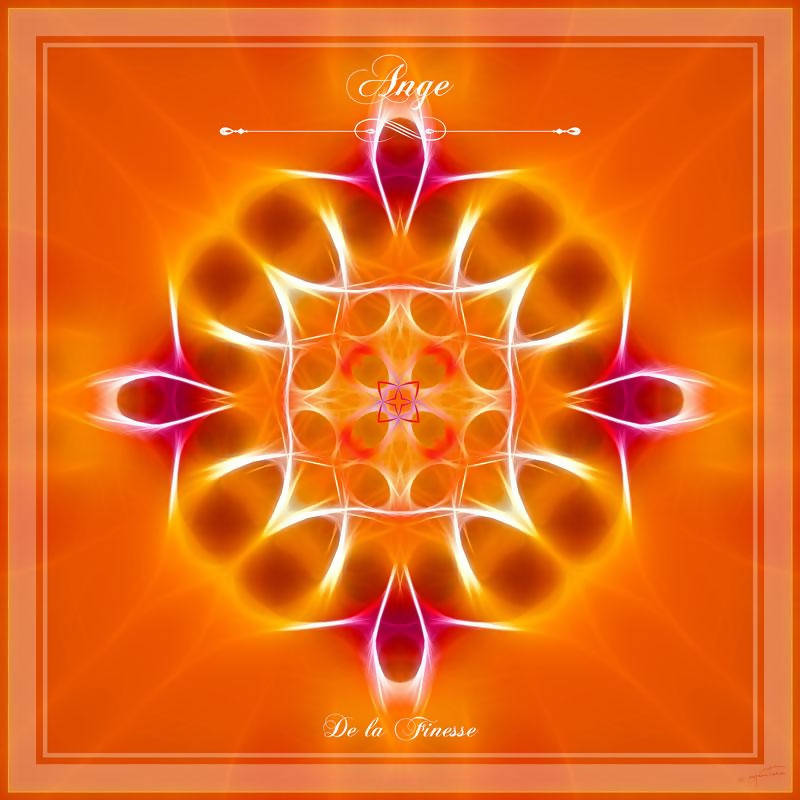 Tenture du mandala de l'Ange de la Finesse