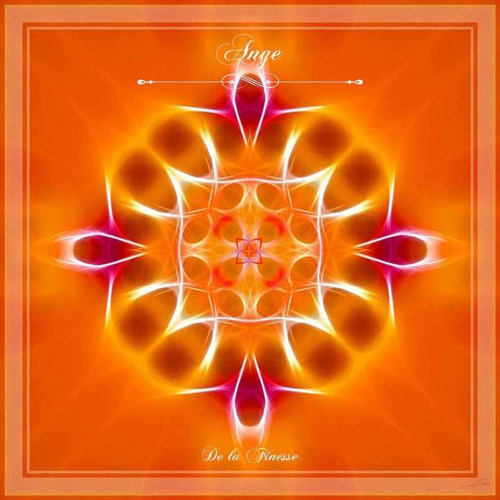 Tenture du mandala de l'Ange de la Finesse