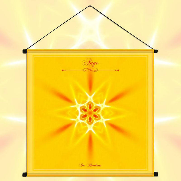 Tenture du mandala de l'Ange du bonheur