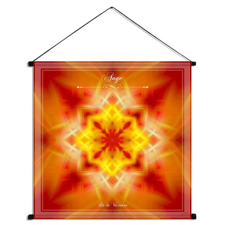 Tenture du mandala de l'Ange de la Victoire