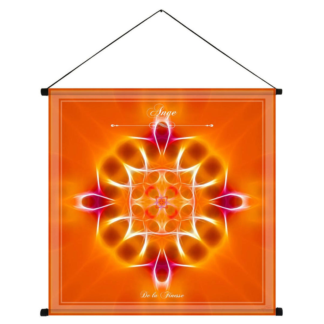 Tenture du mandala de l'Ange de la Finesse